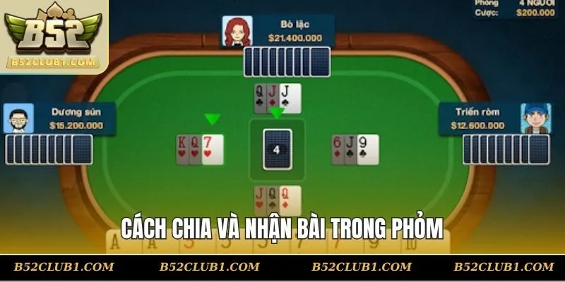 Cách chia bài cơ bản trong game